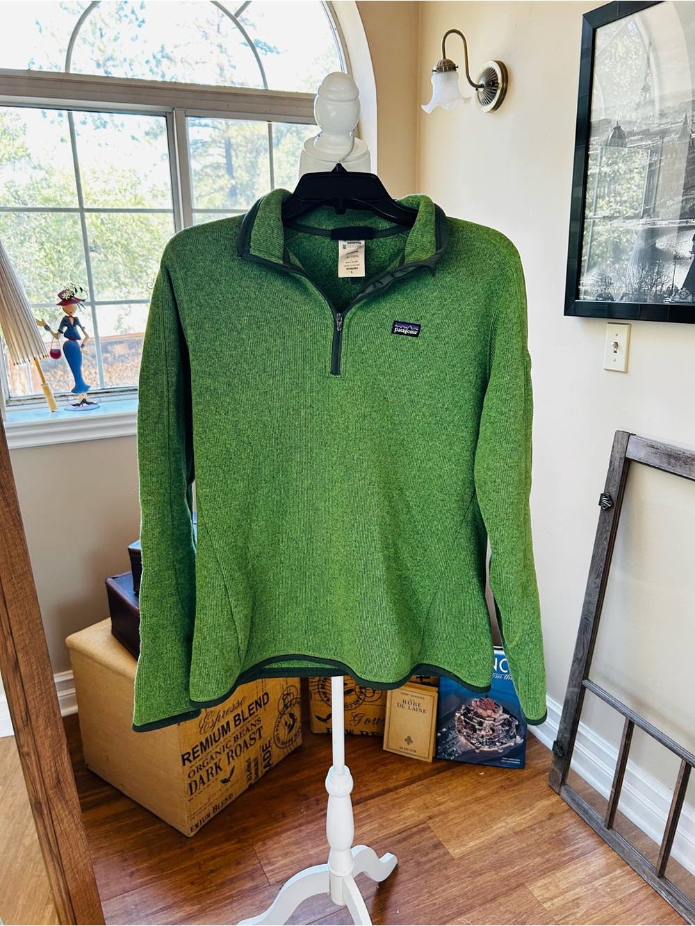 Patagonia Green Half-Zip Women's Pullover